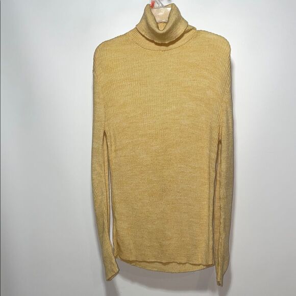 Vintage Yellow Turtleneck Sweater - Picture 1 of 8